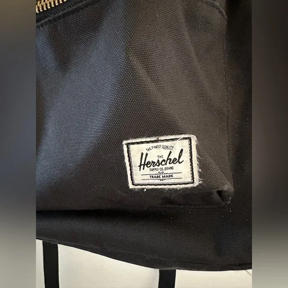 Herschel Supply Co Settlement Backpack Black Canvas - Picture 2 of 5